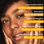 Anti-blemish mask with turmeric